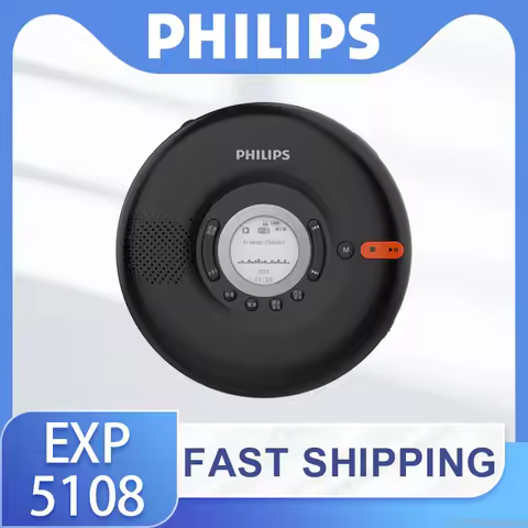 Philips New EXP5108 Mini Convenient Retro CD Player Support CD/TF Wireless Bluetooth Home HiFi Stere