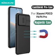 POCO F6 Case NILLKIN CamShield Pro Slide Camera Lens Protection Magnetic Cover For Xiaomi POCO F6 Pr