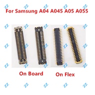 LCD Display Screen Flex FPC Connector 40Pin For Samsung Galaxy A04 A045 A05 A055 Plug On Board Repla