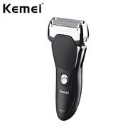 เครื่องโกนหนวด Kemei โกนเครา กันจอน เครื่องโกนหนวดไฟฟ้า ที่โกนหนวด ใบมีดคู่ โกนหนวดไร้สาย แบตตาเลี่ย