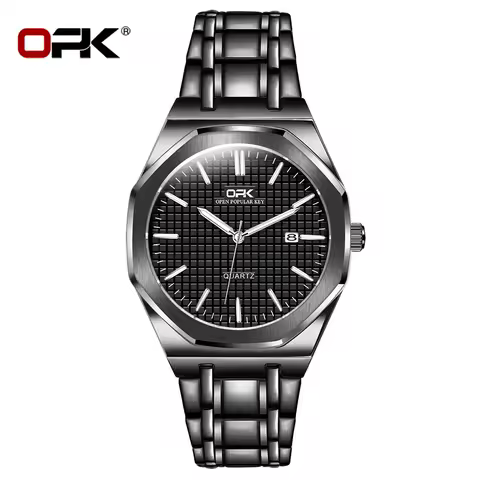 OPK brand watches simple fashion light luxury business waterproof quartz watch men's watch men's wat