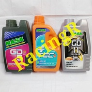 C S ~ NASA 4T GD11 MOTOR ENGINE OIL SEMI SYNTHETIC 10W-40 4 TEC 20W-50 1 LITRE 1L MINYAK HITAM