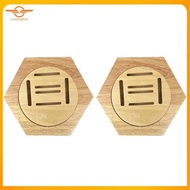 [CloudsMiles.th] Hexagonal Wooden Medal Display Stand - Sports Award Storage & Wall Decor