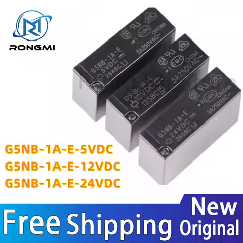 10Pcs G5NB-1A-E- 5VDC 12VDC 24VDC DC5V DC12V DC24V 5A G5NB-1A-E-5VDC G5NB-1A-E-12VDC G5NB-1A-E-24VDC