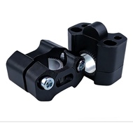 Motorcycle Handlebar Riser Clamp CNC Aluminium 22mm To 28mm Handle Bar Adapter Raiser Mount Tapak Ha