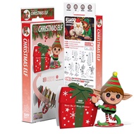 Eugy Christmas Elf Collectible 3D Puzzle for Kids & Adults. Eco-Friendly DIY Gift. Christmas Gift Ex