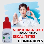 Phenol Glycerol  10 Original Tetes Telinga Obat Tetes Telinga Kotoran Keras Berair Tetes Telinga Pel