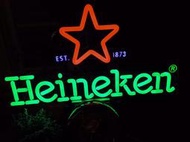 Heineken 海尼根 LED 看板霓虹燈 燈牌 看板 絕版少量 買到賺到 店家收店釋出 物件大不含運