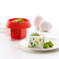 【LEKUE】方塊煮蛋模(紅)  |  耐熱 微波料理 懶人料理