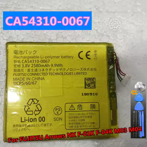 Original Battery CA54310-0074 CA54310-0067 for FUJITSU Arrows NX F-01K F-04K M03 M04 Mobile Phone Ba