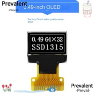 PREVALENT OLED Screen Display, SSD1315 Drive IC 0.49 inch OLED Screen Board, inteligente I2C Interfa
