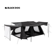 Blackdog CBD2300ZP012 2 Bedroom 1 Living room Automatic Quick Opening Black Rubber Tent Outdoor Camp
