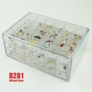 3-tier ice tray, tool and accessory tray, 3-tier mika tray - B281 Nail Official