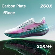 XTEP 260X Women Running Shoes Rebound over 85% Race Training Carbon Plate Marathon Running Shoe For 