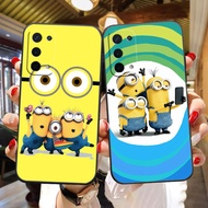 Funny Happy Minions Soft Black Silicon TPU Cell Phone Case For OPPO A96 RENO 10 8 7 6 5 4 6.6 X T Z F21 X2 Find X3 Pro Plus Zoom Lite 5G