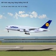 Airbus A380 Passenger Airplane Model Airplane with Equipment Alloy Alloy Ornaments