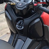 ฝาปิดช่องเก็บของ LR XMAX 300 2017-22 JMAX ตรงรุ่น ลายฟิล์มคาร์บอน 6D