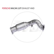 HMD Exhaust Manifold Downpipe For Porsche Macan 2.0 T 3.0T Car Accessories With Catalytic Converter 