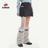 [KIRSH] KNIT WRAP PLEATS SKIRT  |22AW |  Korean | Women Skirts | korean brand | Korean Style | Korea