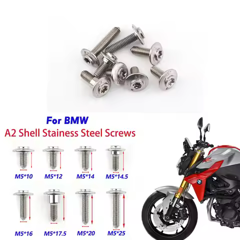For BMW C400GT C400X M1000R M1000XR F800GS F900R F900XR R12 18 F900GS Motorcycle Shell Stainless Ste