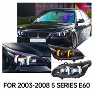 Bmw e60 5 series 2003 2004 2005 2006 2007 G60 i5 design front headlamp headlight head lamp light led