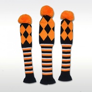 Cover แบบผ้าถัก เซ็ต 3 ชิ้น PLAYEAGLE Premium Golf Wood Headcovers Set of 3 - Elegant Star Design fo