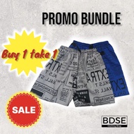 [BUY 1 TAKE 1] PROMO BUNDLE ASSORTED TASLAN SHORT DYARYO DESIGN 22-24 WAISTLINE FREESIZE 6 COLORS AV