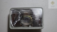 โคมไฟหน้า ไฟหน้า รถ Isuzu NPR 115  NPR 120  Rocky (รุ่นไฟ4ตา) เลนส์กระจก เหลี่ยม เล็ก สั่งพร้อมหลอด H4 24V (Osram) ได้