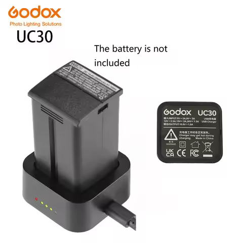Godox UC30 USB C PD Charger (Battery is not included) for AD300Pro AD200 ad200proII ad200pro Flash B