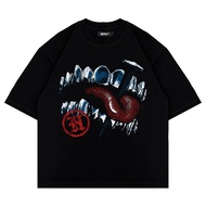 HRX - OVERSIZE GRAPHIC T-SHIRT 'TONGUE NAILS 24S COMBED COTTON/