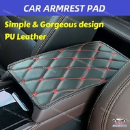 Car Armrest Pad Cover Auto Center Console Box PU Leather Cushion Armrest Padding