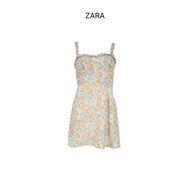 Zara Mini Dress Floral Print หลากสี W001-191