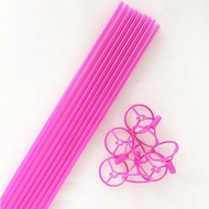 50 Sets Balloon Stick / Balloon Rod / Balloon Holder Belon Stick