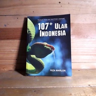 HARDCOVER Buku 107 Ular Indonesia