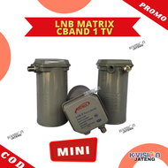 LNB Cband Parabola Jaring 1TV / 1 Satelit