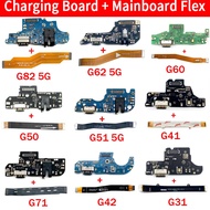 Charging Port Board Main Board Motherboard Connector Flex Cable For Moto G31 G41 G42 G50 G51 G62 5g 
