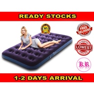 【FREE AIR PUMP】Inflatable Air Bed Mattress Single Double Queen Size Katil Tilam Angin Portable Electric Air Pump