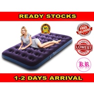 【FREE AIR PUMP】Inflatable Air Bed Mattress Single Double Queen Size Katil Tilam Angin Portable Elect