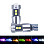 1X Super Bright T10 W5W LED Bulbs Canbus No Error 3030 10SMD Auto Wedge Lights Turn Side Bulbs Inter