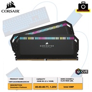 CORSAIR DOMINATOR PLATINUM RGB DDR5 RAM 32GB (2x16GB) 5200MHz CL40 Intel XMP iCUE Compatible Compute
