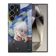 Applicable to Samsung A90Phone case S25Ultra5Glass Shell Five-Striped Enlightenment Mantra Technique