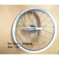 16" Rim Alloy Jejari sesuai untuk basikal tayar size 16" x 1.75  16x1.95