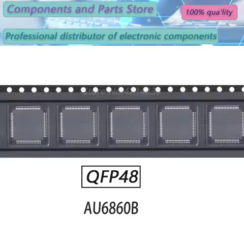 10PCS AU6860B AU6860 AU686 QFP48 New Original Stock