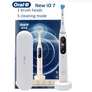 แปรงสีฟันไฟฟ้า Oral-b Io7 ชาร์จ 3d Visible Timer ฟัน 5 โหมดหัวแปรงเปลี่ยน