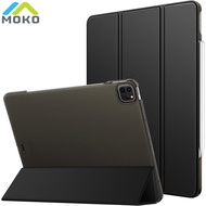 MoKo for iPad Pro 12.9 Case (6th/5thGen,2022/2021) Translucent Frosted Back soft Smart Shell Stand Shockproof Cover for iPad Pro 6th generation Case with Auto Wake/Sleep