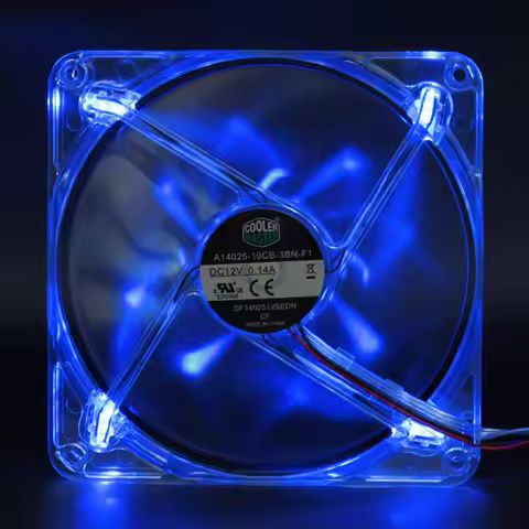 140mm LED cooling fan computer fan a14025-10cb-3bn-f1 14cm 12V 0.14a 1000RPM silence quiet LED lumin