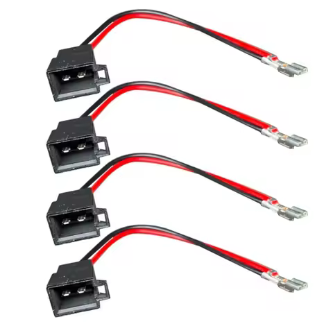 4Pcs 15cm Speaker Cable Adaptor Plug Connectors Sudio Wire Connector For Vauxhall /Renault /Volkswag