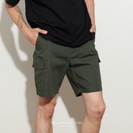 TWENTYSECOND กางเกงขาสั้น รุ่น Fil Ripstop Cargo Shorts  - เขียว / Olive