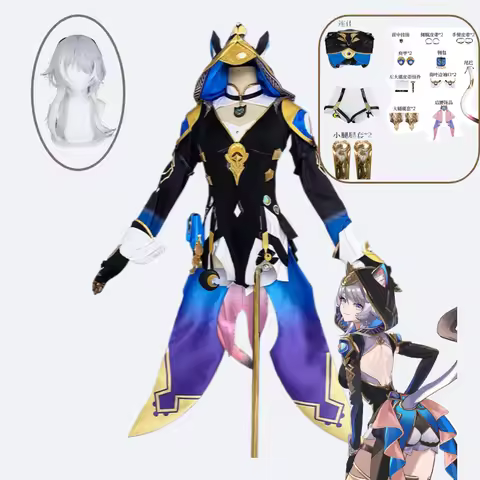 Game Honkai Star Rail Cipher Cosplay Costume Anime Cipher Ophiuchus Twelve Titan Official Cos Outfit