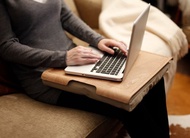 原木多工行動抱枕桌 電腦架 電腦桌